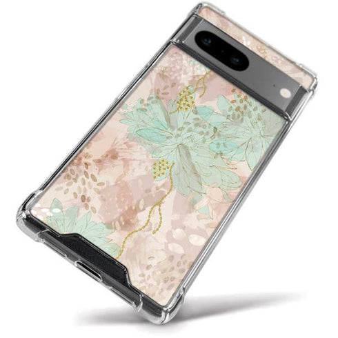 Floral Shadows Google Pixel 8a Clear Case